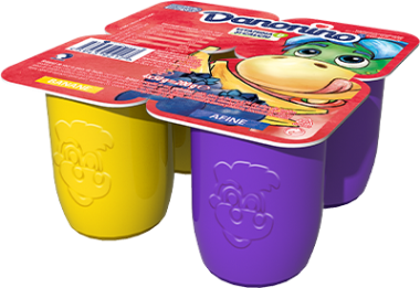 Danone Danonino áfonya-banán joghurt 4×50 g