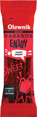 Foodnet Enjoy kabanossi paprikás snack 90 g