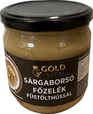 Gold Vital sárgaborsó főzelék füstölt hússal 400 g