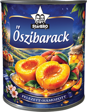 StarBRO Őszibarack felezett 820 g