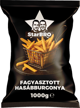 StarBRO mirelit hasábburgonya 10*10 mm C 1000 g