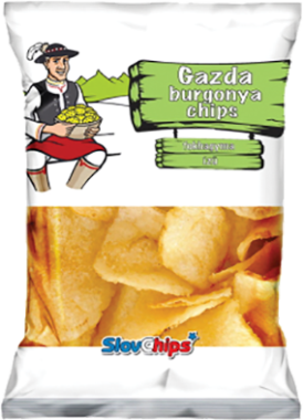 Gazda Burgonyachips prémium fokhagyma izű 50 g