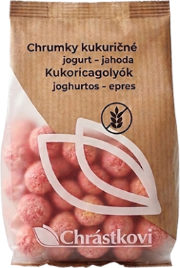 Kukorica golyók joghurtos-epres 50 g