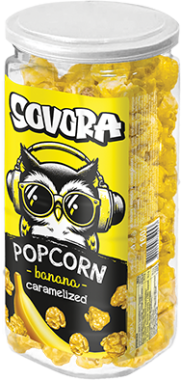 Karamellizált popcorn banános 60 g