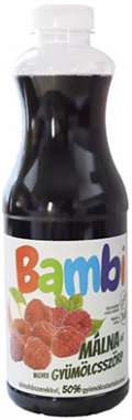 Bambi gyümölcsszörp málna 1000 ml