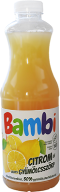 Bambi gyümölcsszörp citrom 1000 ml