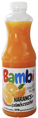 Bambi gyümölcsszörp narancs 1000 ml