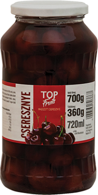 Top Fruits magozott cseresznye 720 ml