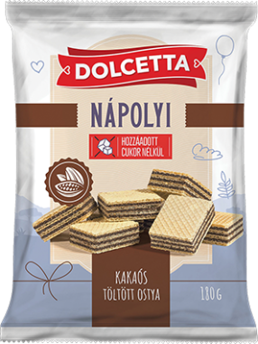 Dolcetta Nápolyi kakaós ízű HCN 180 g