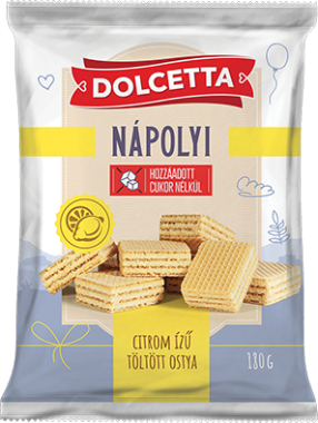 Dolcetta Nápolyi citromos ízű HCN 180 g