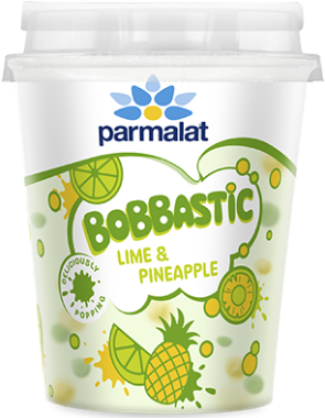 Parmalat Bobbastic ivójoghurt ananász-lime 300 g